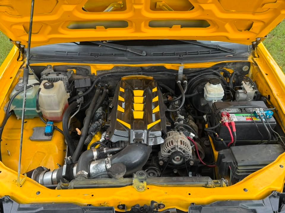 LS engine bay at Red’s Speed Shop