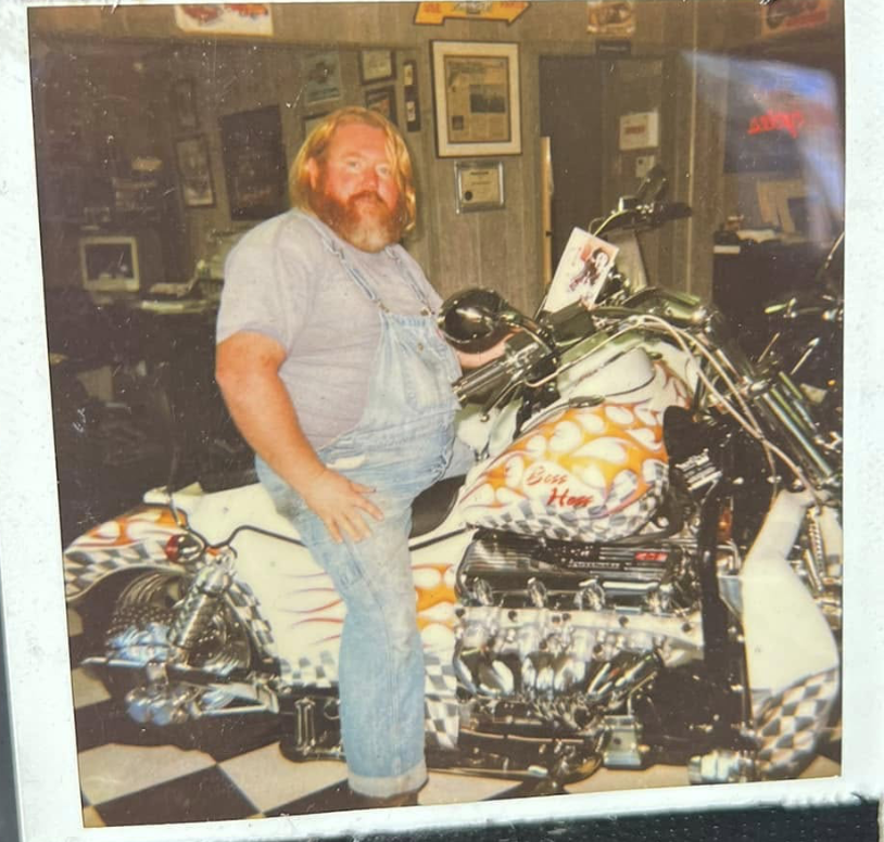 Art “Red” Reagan in the shop