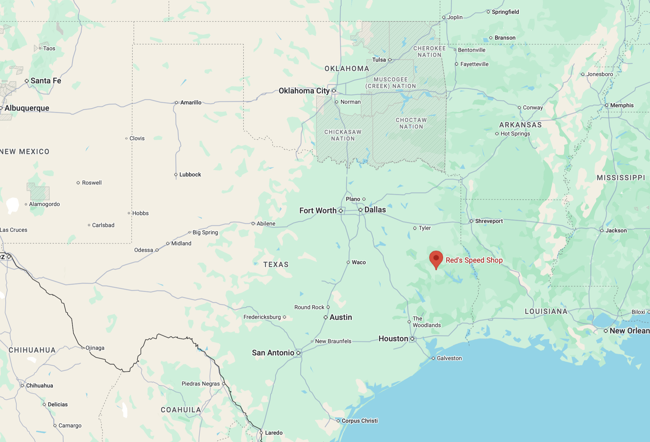Red's Speed Shop, 4450 US Highway 59 N, Lufkin, Texas