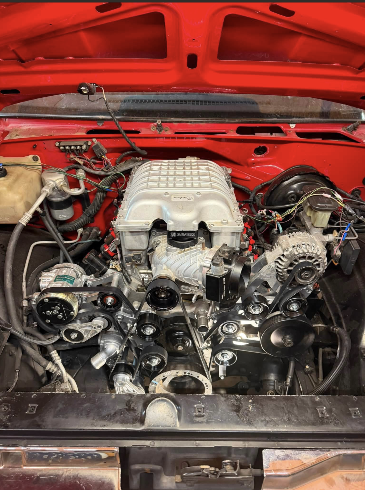 Forced induction build at Red’s Speed Shop